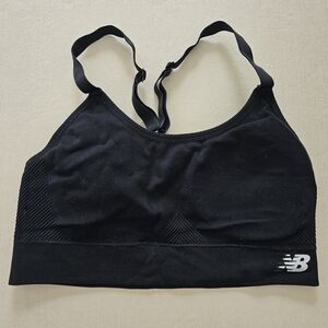 GUC New Balance Black Sports Bra Size Large